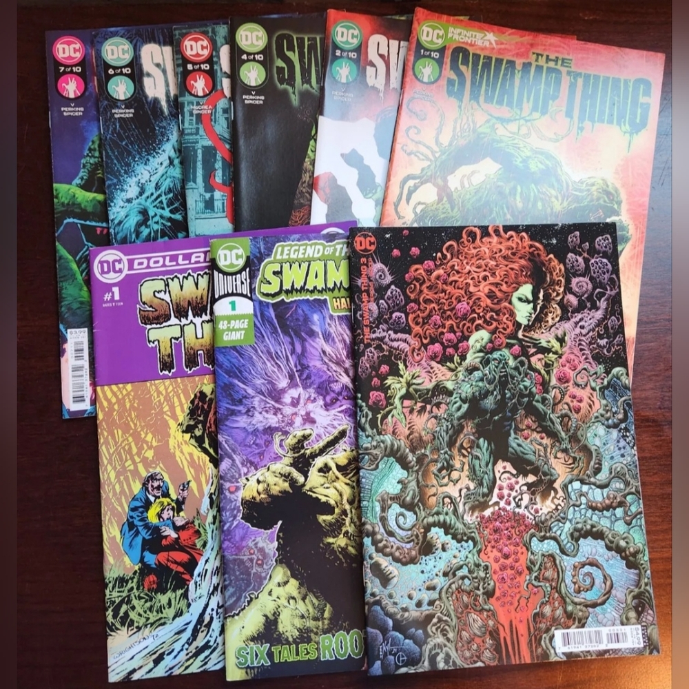 The Swamp Thing Random Lot Of 9 DC Comics